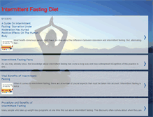 Tablet Screenshot of intermittentfastingdietreview.blogspot.com