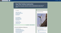 Desktop Screenshot of make-homemade-wind-turbine.blogspot.com