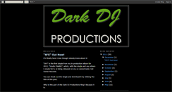 Desktop Screenshot of darkdjproductions.blogspot.com