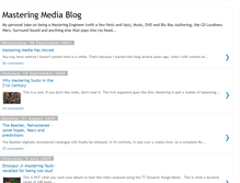 Tablet Screenshot of mastering-media.blogspot.com