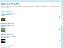 Tablet Screenshot of interligaslima.blogspot.com