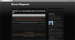 Desktop Screenshot of mozartmagazine.blogspot.com