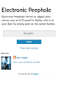 Mobile Screenshot of electronicpeephole.blogspot.com