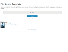 Tablet Screenshot of electronicpeephole.blogspot.com