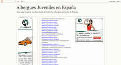 Desktop Screenshot of alberguesjuveniles.blogspot.com