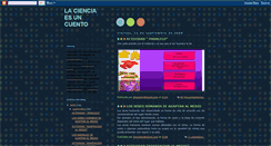 Desktop Screenshot of lacienciaesuncuento.blogspot.com