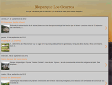 Tablet Screenshot of bioparqueocarros.blogspot.com