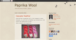 Desktop Screenshot of paprikawool.blogspot.com