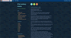 Desktop Screenshot of 21stcenturymomsroom.blogspot.com