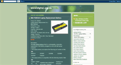 Desktop Screenshot of exceldigital-uk.blogspot.com