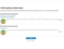 Tablet Screenshot of information-unlimited.blogspot.com