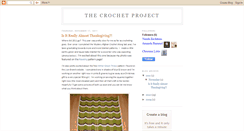 Desktop Screenshot of crochetproject.blogspot.com