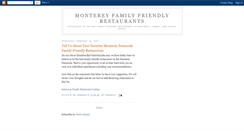 Desktop Screenshot of montereyfamilyfriendlyrestaurants.blogspot.com