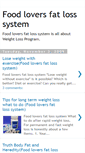 Mobile Screenshot of foodloversfatlosssystem.blogspot.com