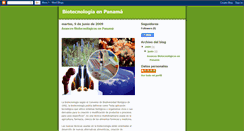 Desktop Screenshot of biotecpanama.blogspot.com