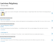 Tablet Screenshot of laciviouspolyphony.blogspot.com