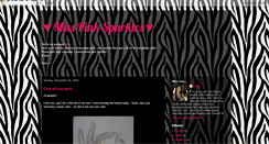 Desktop Screenshot of misspinksparkles.blogspot.com