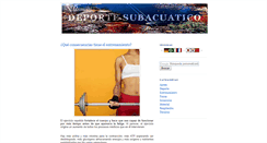 Desktop Screenshot of deporte-subacuatico.blogspot.com