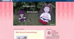 Desktop Screenshot of amigurumi-werkstatt.blogspot.com
