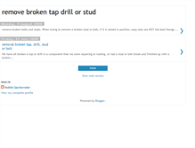 Tablet Screenshot of brokentap.blogspot.com