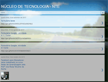 Tablet Screenshot of ntedecriciuma.blogspot.com