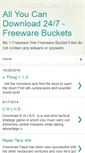 Mobile Screenshot of freewarebuckets.blogspot.com