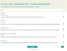 Tablet Screenshot of freewarebuckets.blogspot.com