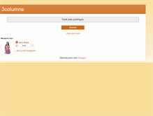 Tablet Screenshot of 3columns-blog-template.blogspot.com