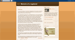 Desktop Screenshot of memoirs-of-a-vagabond.blogspot.com