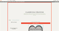 Desktop Screenshot of classroomcreations.blogspot.com