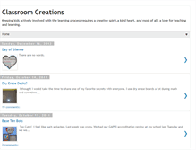 Tablet Screenshot of classroomcreations.blogspot.com