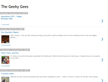 Tablet Screenshot of geekygees.blogspot.com