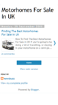 Mobile Screenshot of motorhomesforsaleinuk.blogspot.com