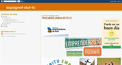 Desktop Screenshot of espagnol-dut-tc.blogspot.com