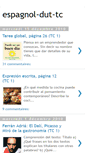 Mobile Screenshot of espagnol-dut-tc.blogspot.com