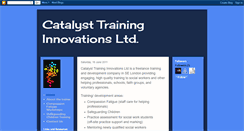 Desktop Screenshot of catalysttraininginnovations.blogspot.com