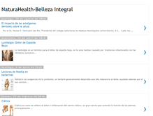 Tablet Screenshot of naturahealth-bellezaintegral.blogspot.com