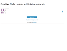 Tablet Screenshot of creativenailsleblon.blogspot.com