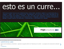 Tablet Screenshot of mgaconsultores.blogspot.com