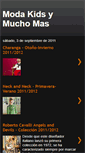 Mobile Screenshot of modakidsymuchomas.blogspot.com