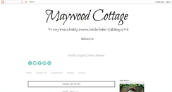 Desktop Screenshot of maywoodcottage.blogspot.com