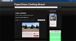 Desktop Screenshot of paperchaseclothingbrand.blogspot.com