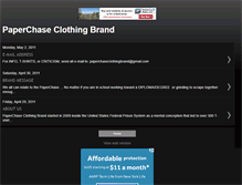 Tablet Screenshot of paperchaseclothingbrand.blogspot.com