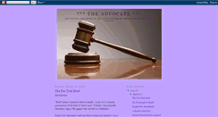 Desktop Screenshot of ibp-advocate.blogspot.com