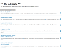 Tablet Screenshot of ibp-advocate.blogspot.com