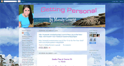 Desktop Screenshot of gettingpersonalwithmandy.blogspot.com