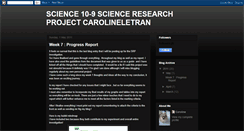 Desktop Screenshot of carolineletran8.blogspot.com