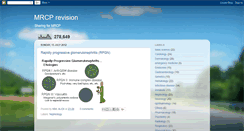 Desktop Screenshot of mrcpart1revision.blogspot.com