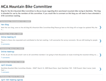 Tablet Screenshot of mcamountainbike.blogspot.com