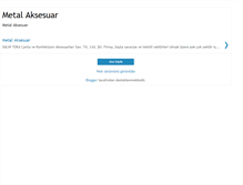 Tablet Screenshot of metalaksesuar.blogspot.com